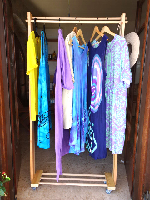 Garderobe als Sichtschutz